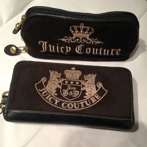 Juicy Couture Wallet & Cosmetic Bag